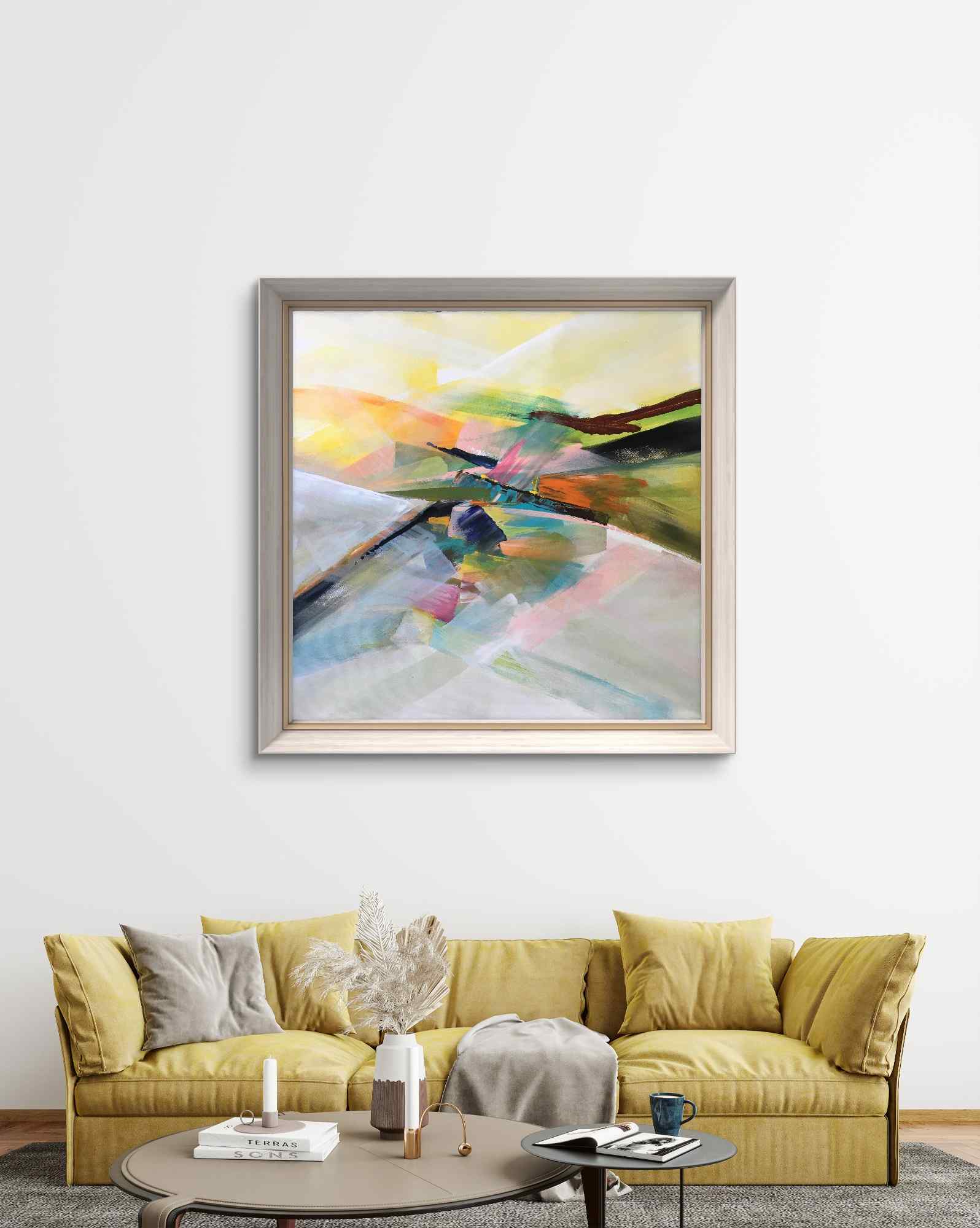 Conversations, Acrylic, Modern, Abstract, Impressionism, Wall decor, Artwork, Handpainted, Art, Painting, VistaPallette