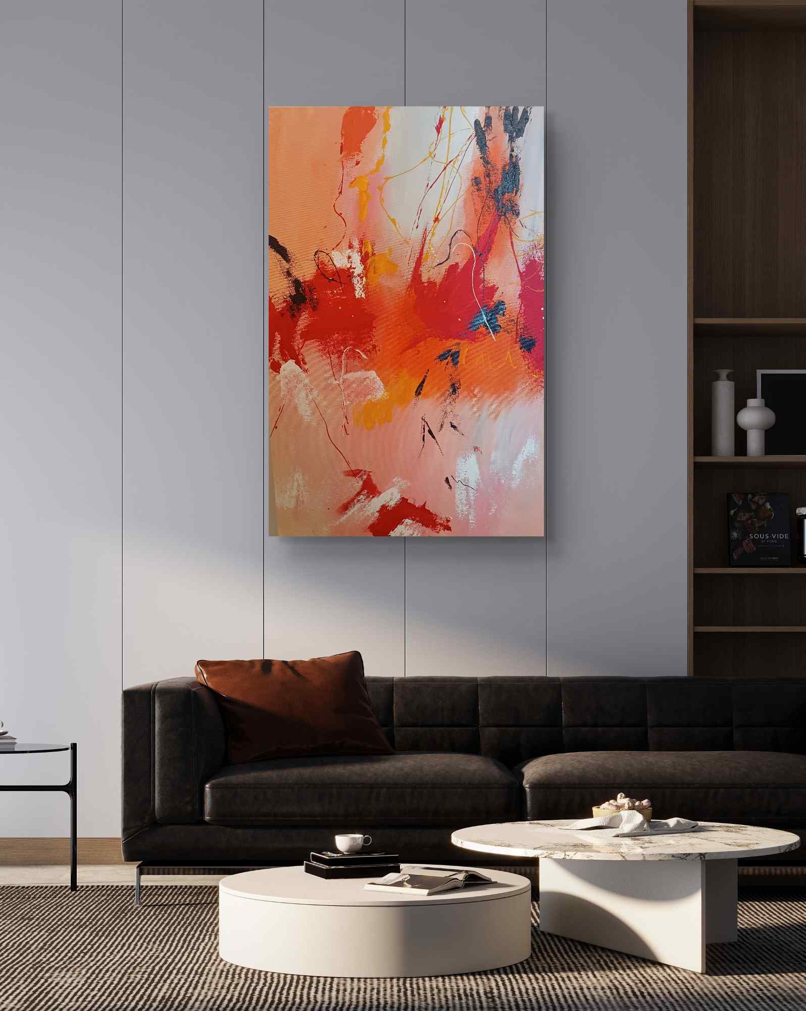 Butterflies fly, Acrylic, Modern, Abstract, Home decor, Wall decor, Artwork, Handpainted, Art, Painting, VistaPallette