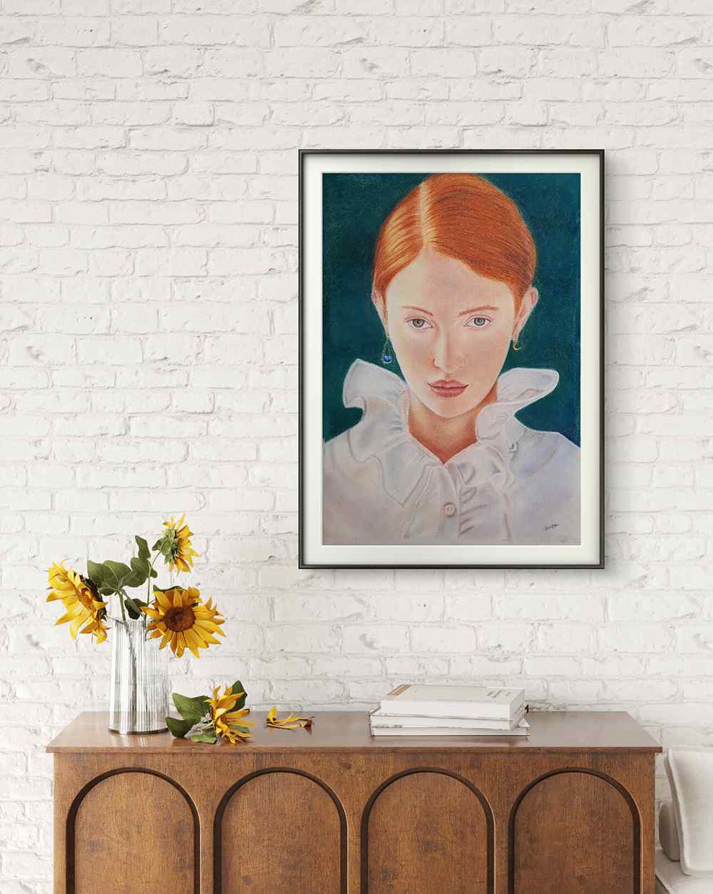Urban Lady, Realistic, Home decore, Wall decore, Artwork, Handpainted, Art, Painting, VistaPallette
