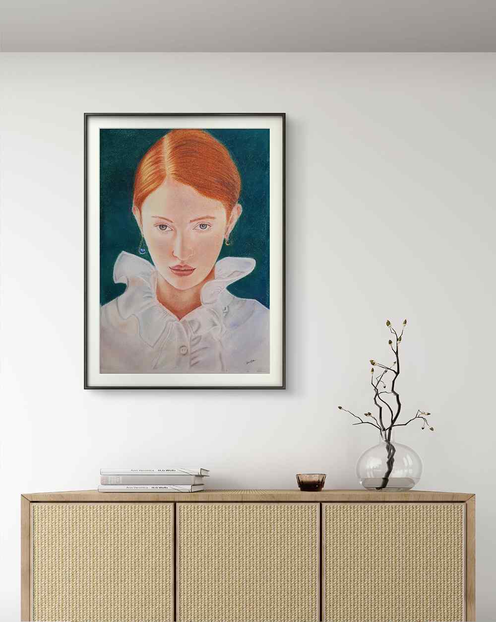 Urban Lady, Realistic, Home decore, Wall decore, Artwork, Handpainted, Art, Painting, VistaPallette