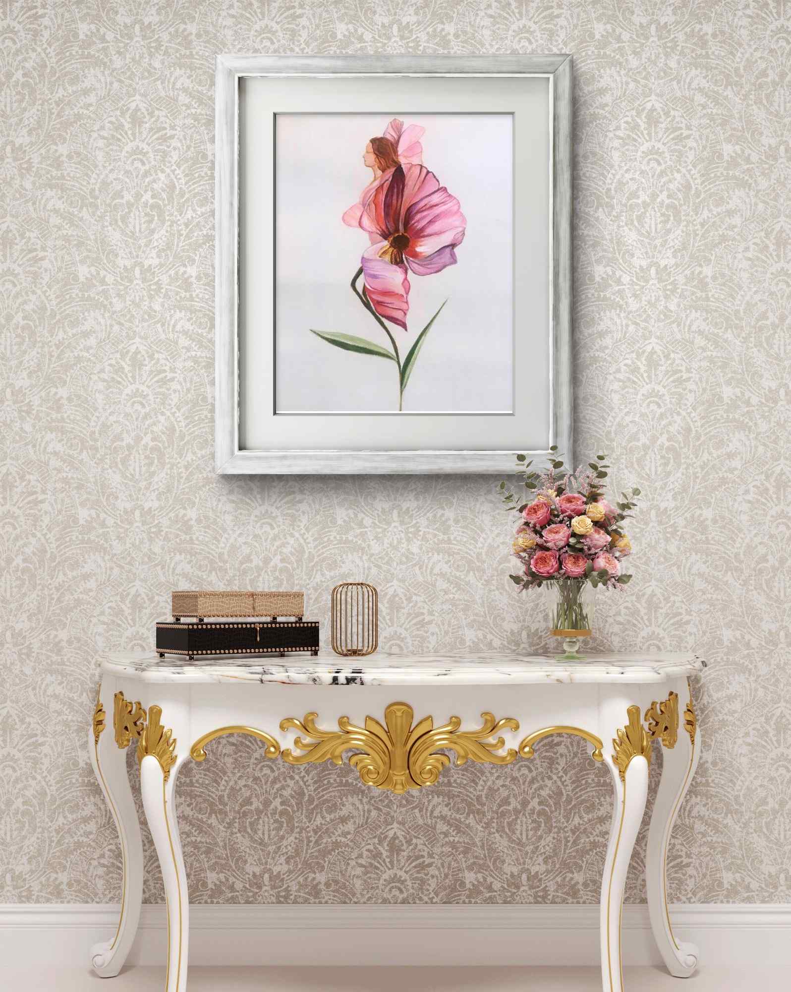Bloom series, Acrylic, Nature, Home decor, Wall decor, Artwork, Handpainted, Art, Painting, VistaPallette