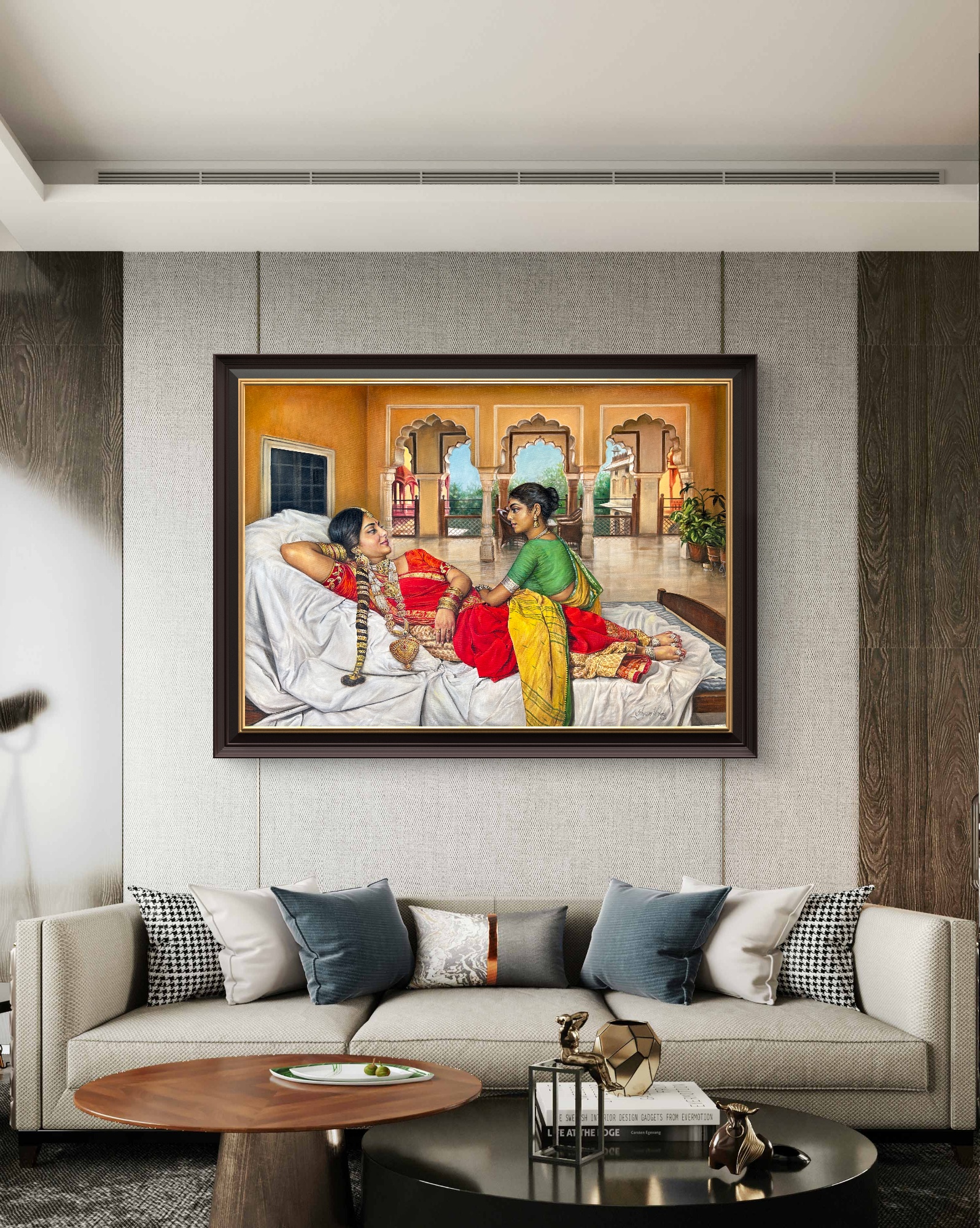 Rani Leisure, Oil painting, Realistic, Home decor, Wall decor, Artwork, Handpainted, Art, Painting, VistaPallette