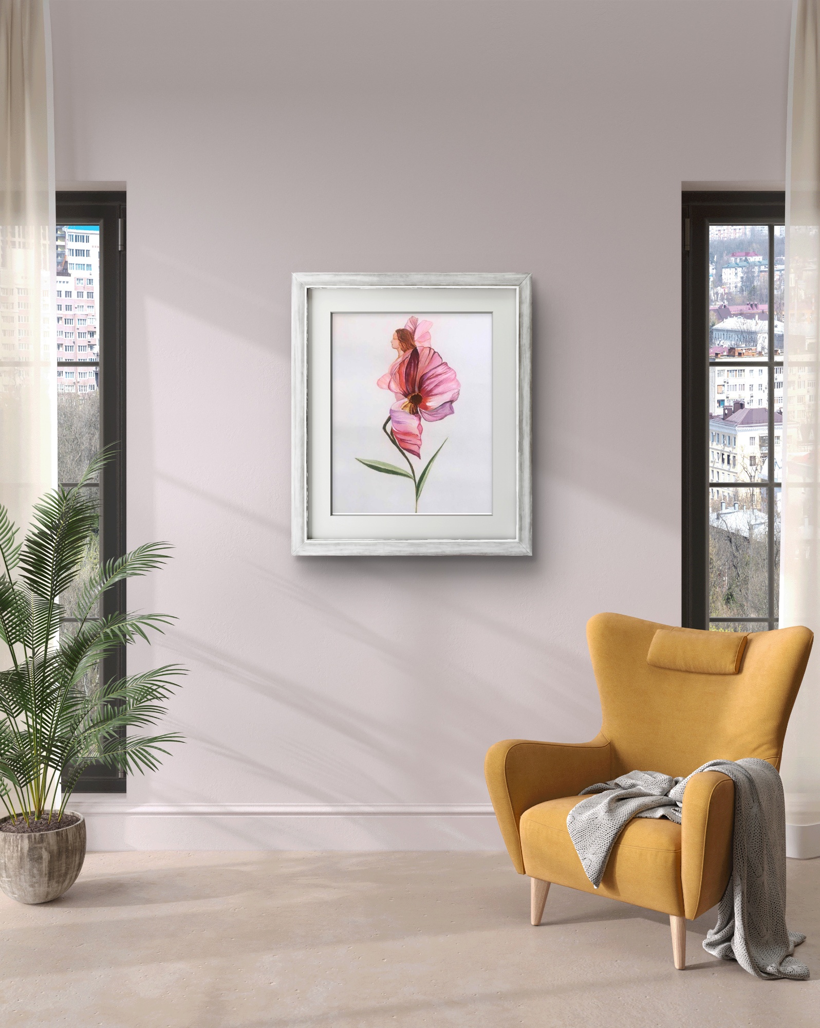 Bloom series, Acrylic, Nature, Home decor, Wall decor, Artwork, Handpainted, Art, Painting, VistaPallette