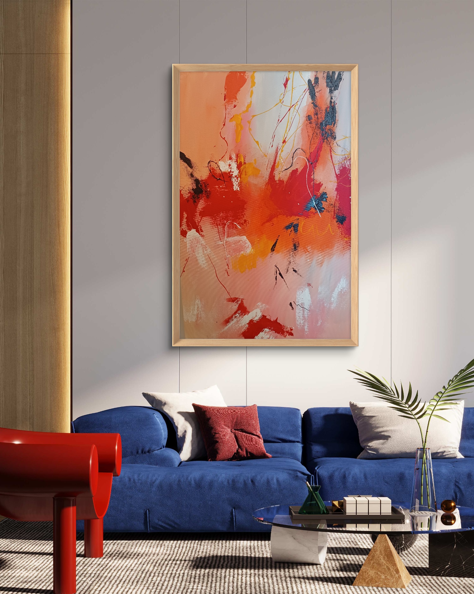 Butterflies fly, Acrylic, Modern, Abstract, Home decor, Wall decor, Artwork, Handpainted, Art, Painting, VistaPallette