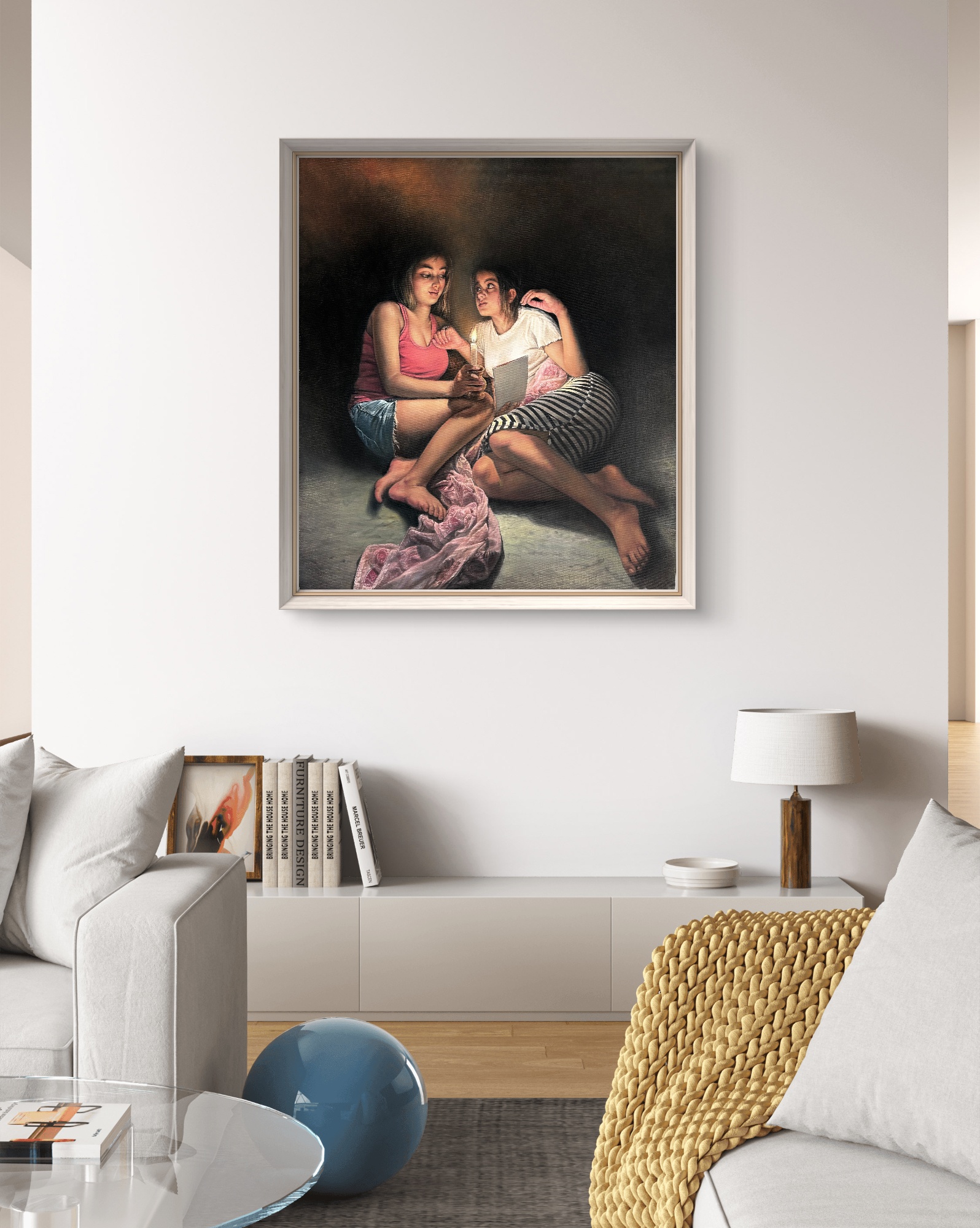 Texture Light Darkness, Oil Painting, Realistic, Home decor, Wall decor, Artwork, Handpainted, Art, Painting, VistaPallette