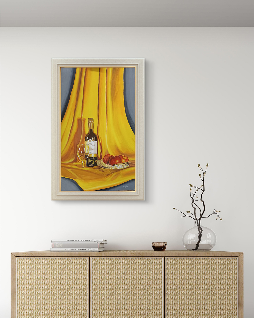 Vintage Wine, Oil painting, Modern, Vintage, Home decor, Wall decor, Artwork, Handpainted, Art, Painting, VistaPallette
