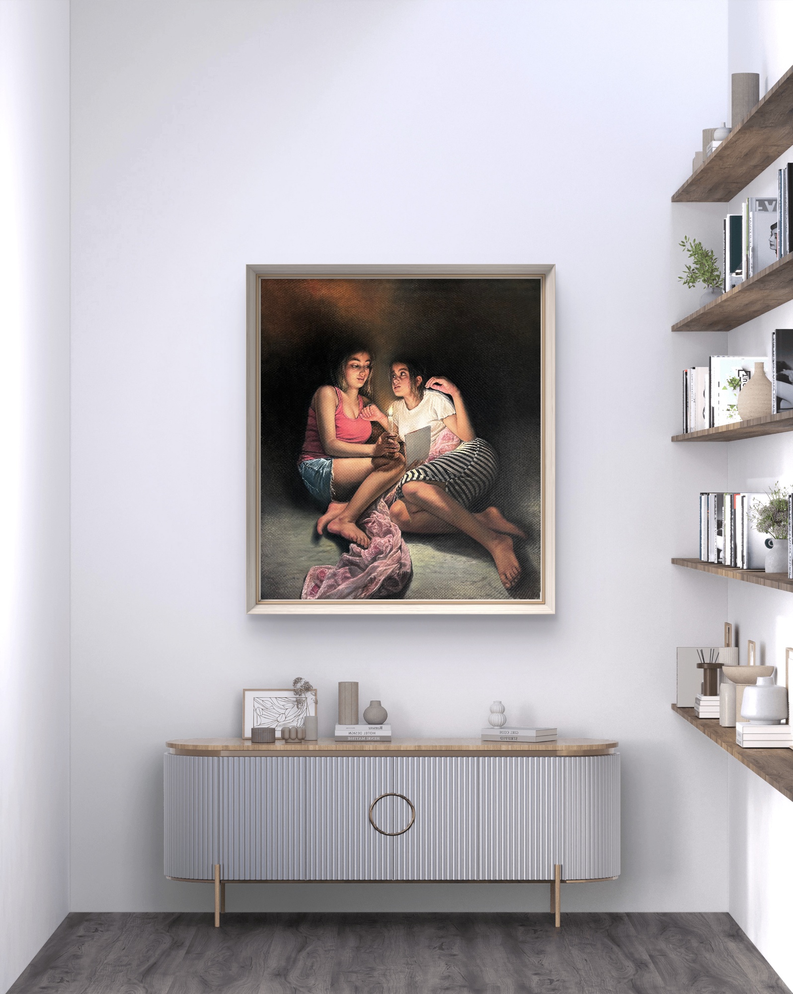 Texture Light Darkness, Oil Painting, Realistic, Home decor, Wall decor, Artwork, Handpainted, Art, Painting, VistaPallette