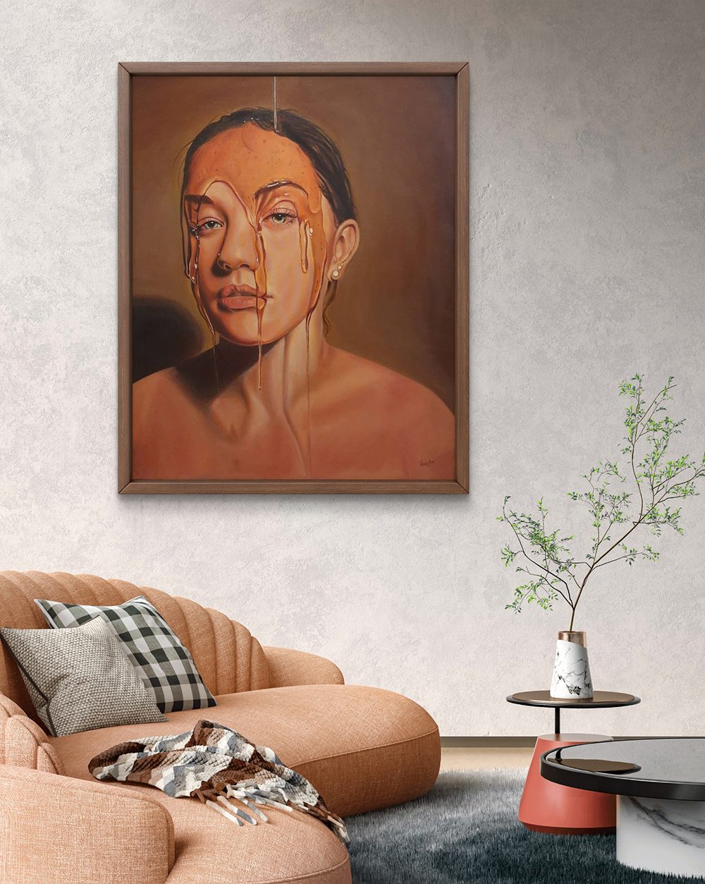 Sweet Tranquility, Oil Painting, Realistic, Home decor, Wall decor, Artwork, Handpainted, Art, Painting, VistaPallette