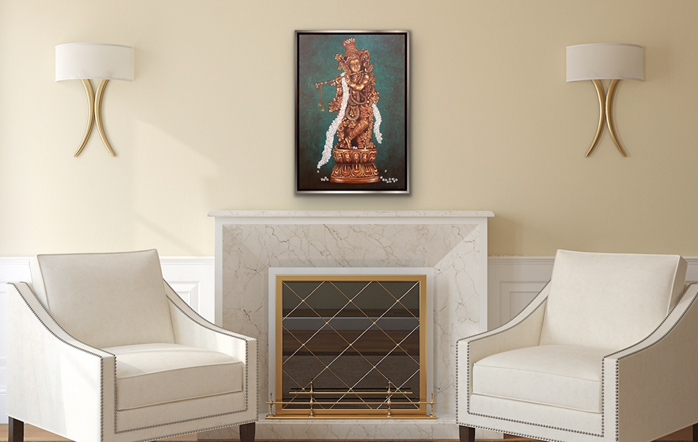 The Alchemist, Mixed media art, Religious, Home decor, Wall decor, Artwork, Handpainted, Art, Painting, VistaPallette