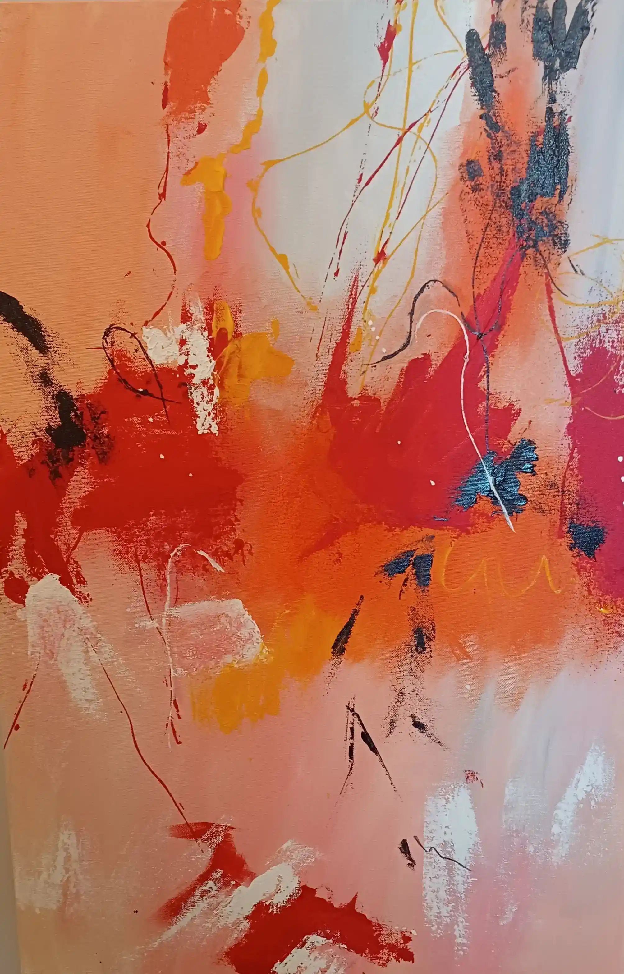 Butterflies fly, Acrylic, Modern, Abstract, Home decor, Wall decor, Artwork, Handpainted, Art, Painting, VistaPallette