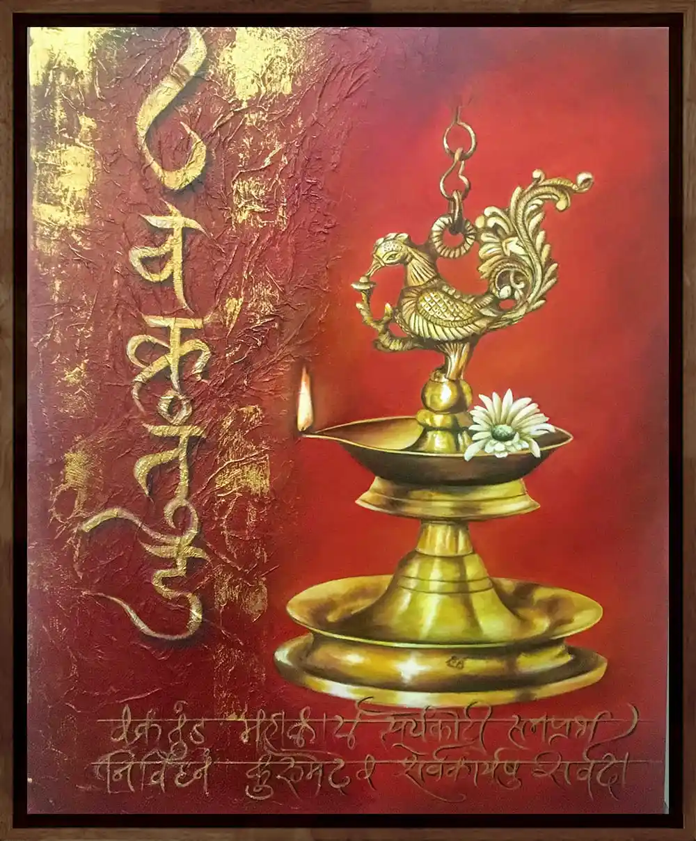 Laman diva, Religious, Home decor, Wall decor, Artwork, Handpainted, Art, Painting, VistaPallette