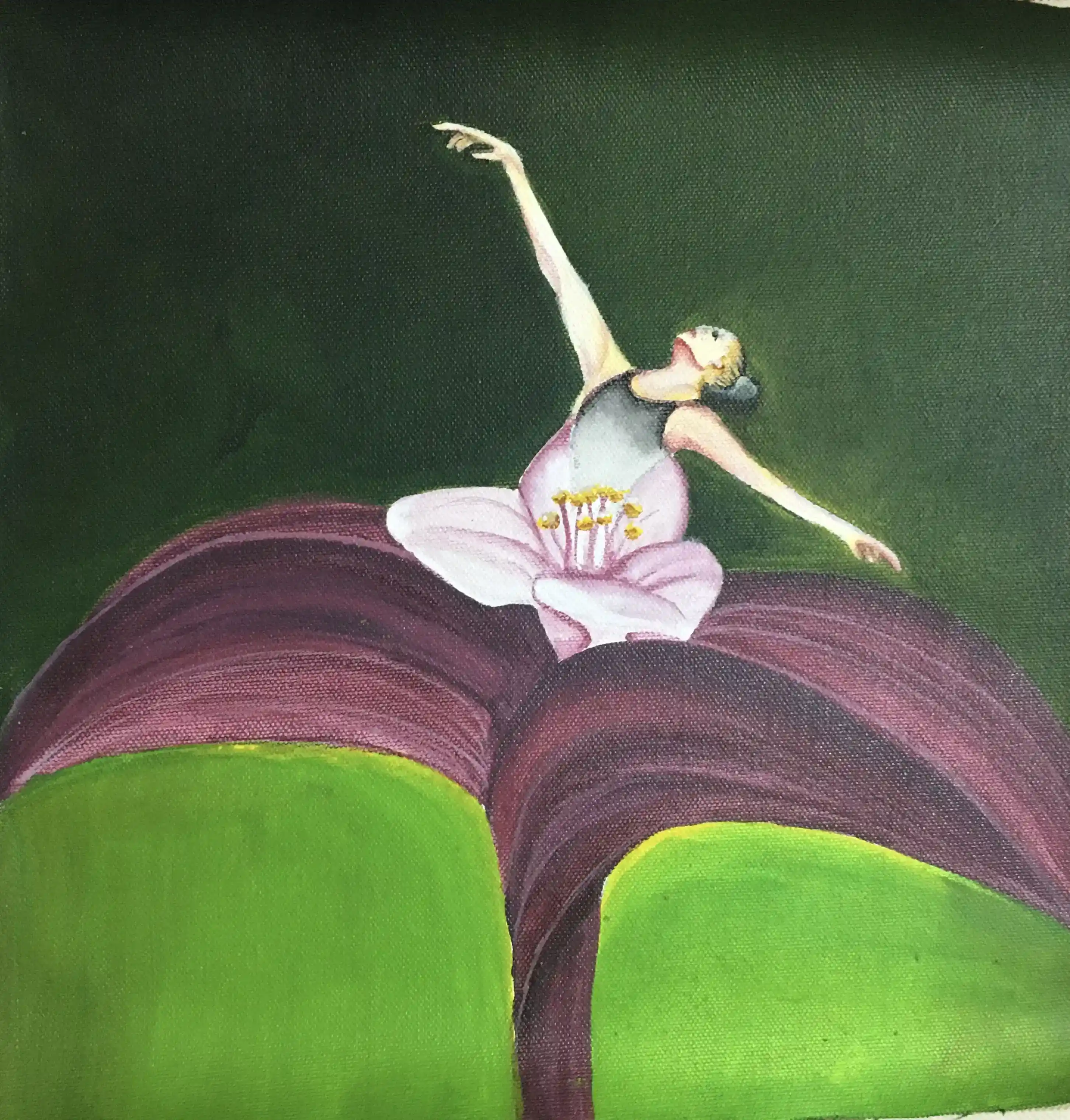 Bloom series, Acrylic, Modern, Nature, Home decore, Wall decore, Artwork, Handpainted, Art, Painting, VistaPallette